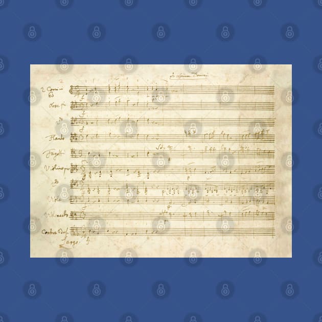 Haydn | Symphony | Original manuscript score by Musical design