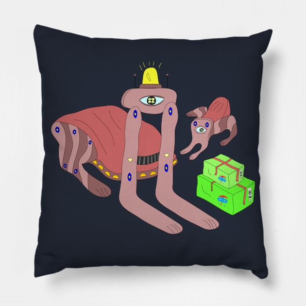 Work with Dad Day Pillow by jumitu404