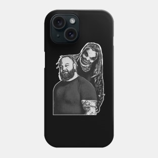 Bray Wyatt On Black - Simple Engraved Phone Case