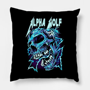 ALPHA WOLF MERCH VTG Pillow