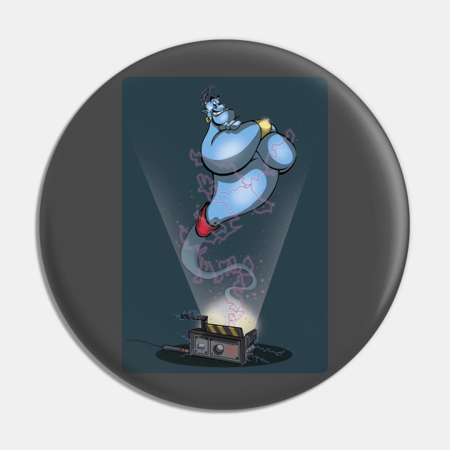 Genie Got A New Lamp Pin by PBMahoneyArt