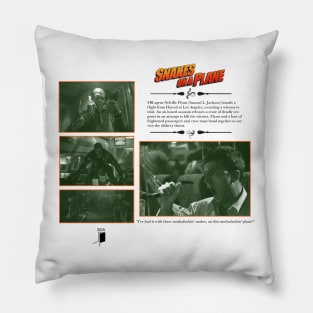 Snakes On A Plane Synopsis Design Pillow