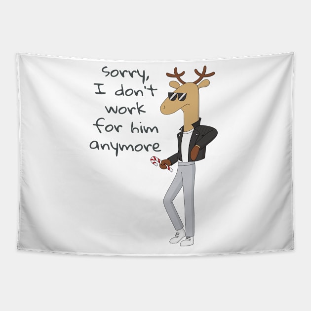 Freelance Deer Tapestry by by me art