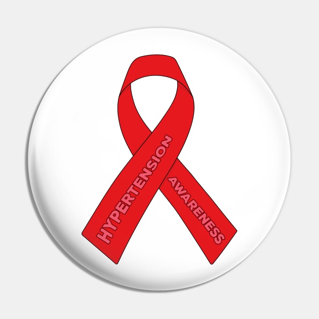 Hypertension Awareness Pin by DiegoCarvalho