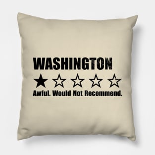 Washington One Star Review Pillow