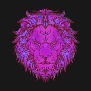 Pink lion head T-Shirt