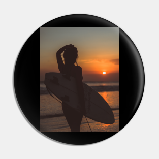 Sunset Grid Pins And Buttons Teepublic