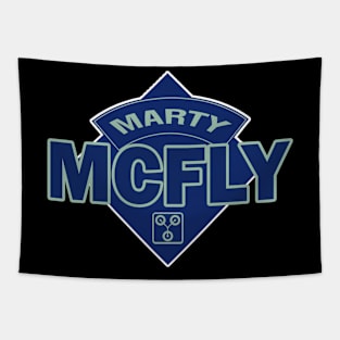 Marty McFly - Doctor Who Style Logo Tapestry