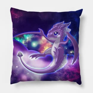 Nebula Galaxy Dragon v2 Pillow