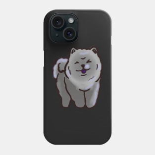 Blue Chow Chow Phone Case