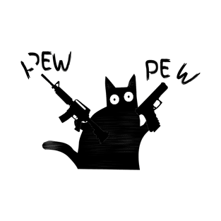 Pew Pew Cat T-Shirt