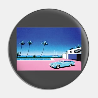 Pink Driveway by Hiroshi Nagai Pin