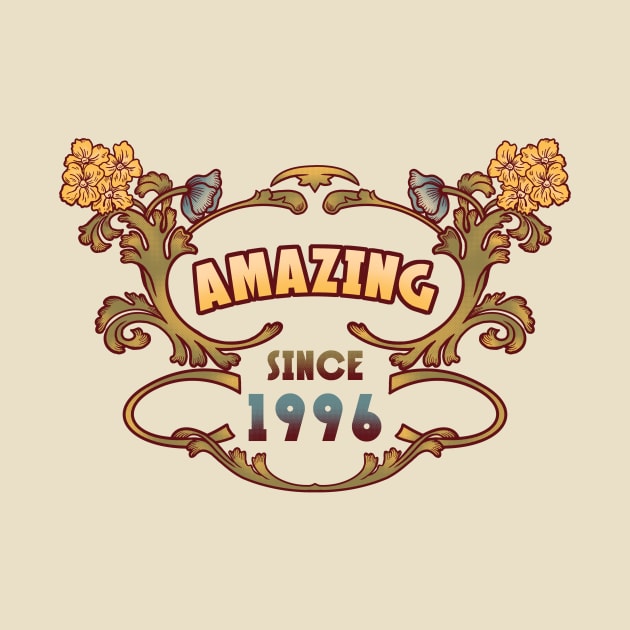 AMAZING SINCE 1996 art nouveau vintage retro 90s by leepianti