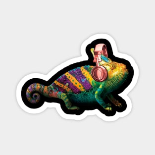 Funny Chameleon Magnet