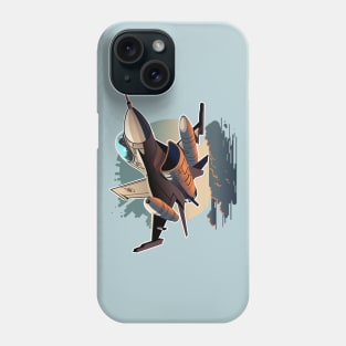 Cartoon fighter plane Phone Case