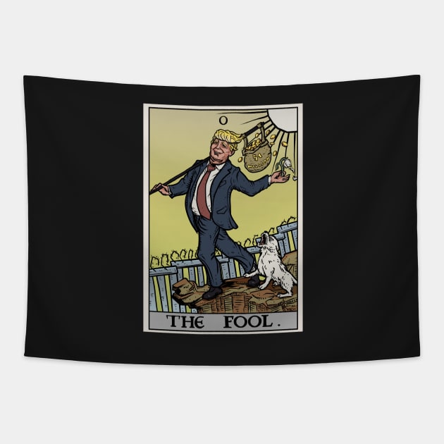 Donald Trump - The Fool Tarot Card Tapestry by TheGhoulishGarb