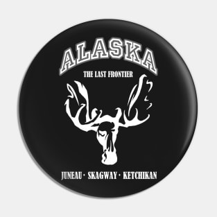 Alaska Moose Pin