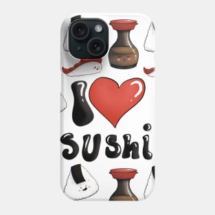 Sushi Love Pattern | Kawaii Style Phone Case
