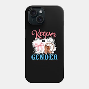 Gender Reveal Keeper Of The Gender Baby Announcet Phone Case