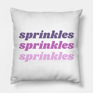 Violet Sprinkles Pillow