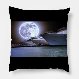 Moonlit Cruise by focusln Pillow