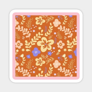 Floral Pattern Magnet