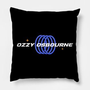 Ozzy Osbourne // Blue Ring Pillow