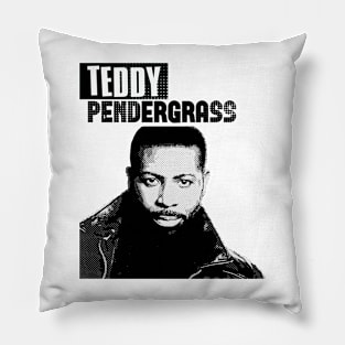 Teddy pendergrass // Style retro // Halftone Pillow