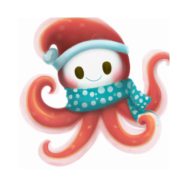 Cute Octopus Drawing by Play Zoo