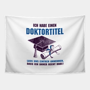 Doctorate Phd Gift Student Tapestry