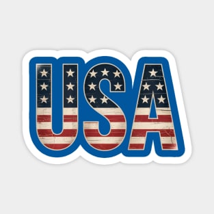 USA US Flag Patriotic 4th of July America Magnet