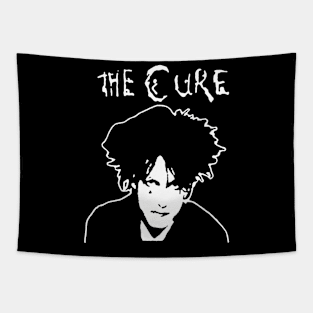 the cure white Tapestry