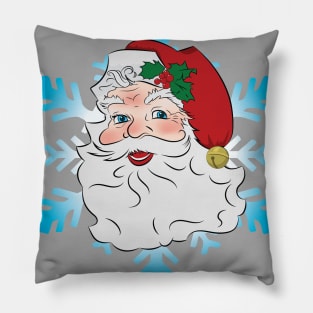 Happy Vintage Santa Claus - Retro Santa Claus product Pillow