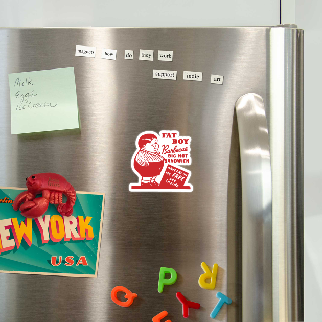 Vintage Restaurant - Fat Boy BBQ San Francisco by Yesteeyear