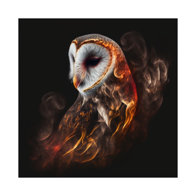 Barn Owl Wisps 09 by thewandswant