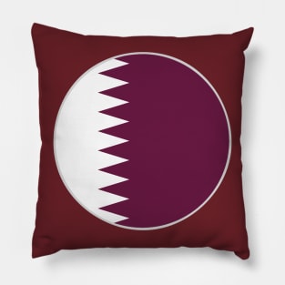 Wear Your Qatari Pride: Maroon and White Flag Enamel Pin for a Unique Nation Pillow