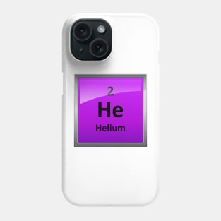 Helium Element Tile - Periodic Table Phone Case