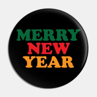 Merry New Year Pin