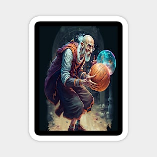 alchemist playing basketball Magnet