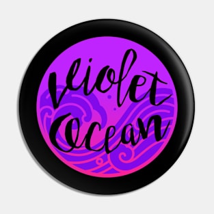 Violet Ocean Name Pin