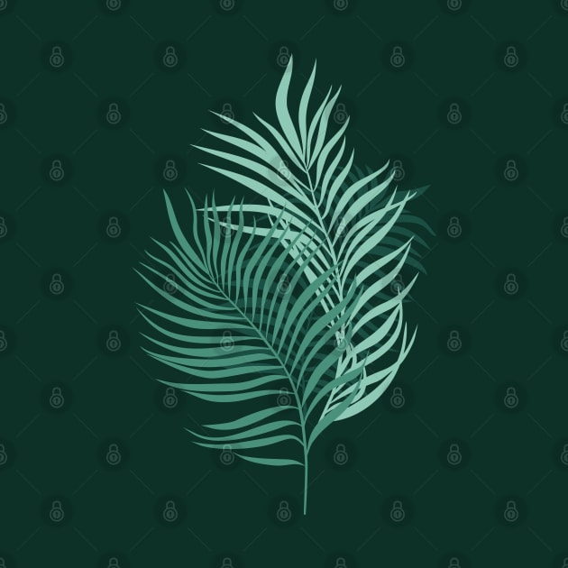 Jungle Secret (Palm Leaves Pattern) by lents
