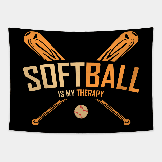 softball Tapestry by Mandala Project