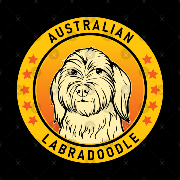 Australian Labradoodle Dog Portrait by millersye