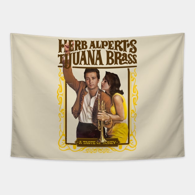 A Taste of Honey - Herb Alpert Tapestry by darklordpug