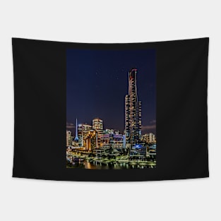 Melbourne Skyline Tapestry