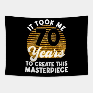 70th Birthday For Women Men 70 Year Old Gag Turning 70 Joke Tapestry