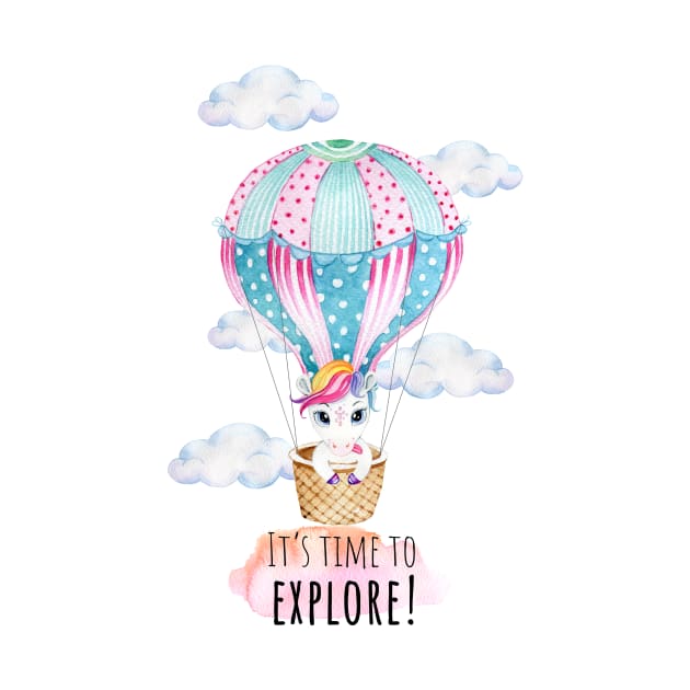 It's time to explore! by Simple Wishes Art