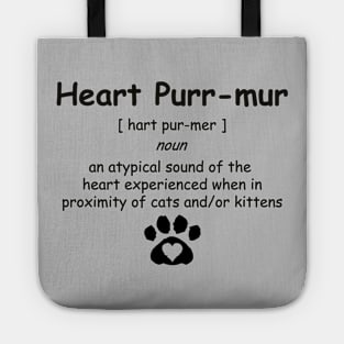 Heart Purr-mur Tote