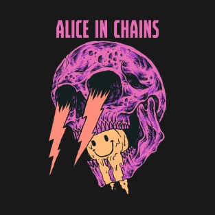 Smiley Skull Alice in Chains T-Shirt