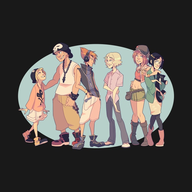 TWEWY Friends by andyarts